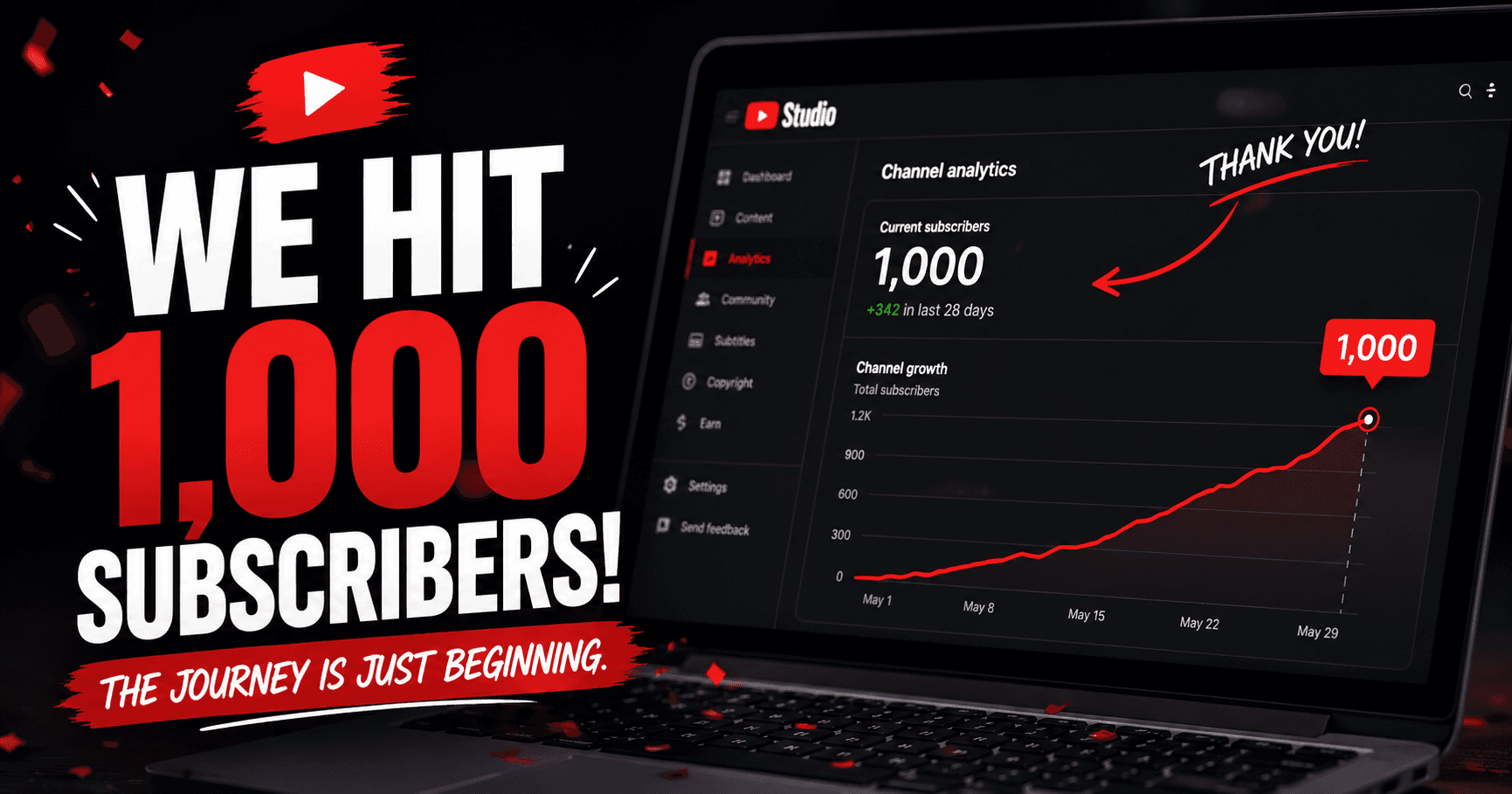 How to Get Your First 1,000 Subscribers on YouTube in 2026