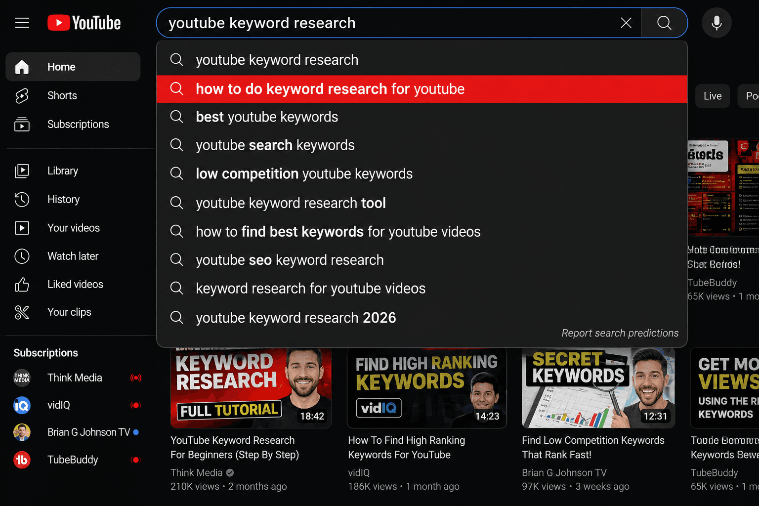How to Find the Right Keywords for Your YouTube Videos