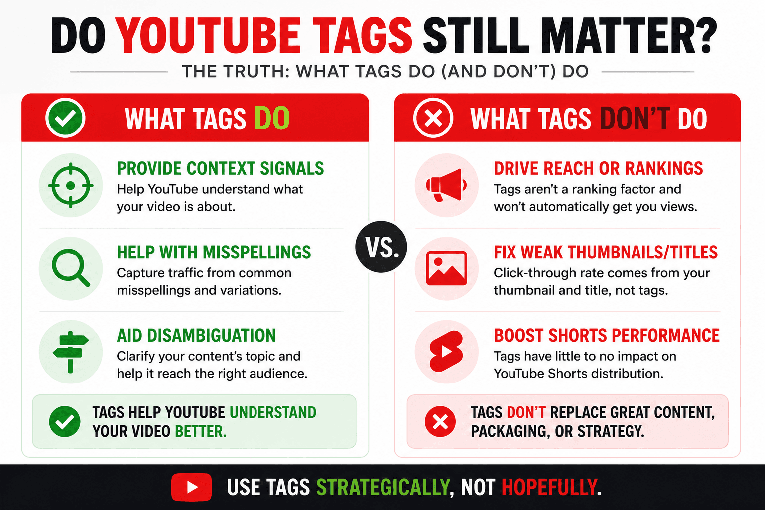 Do YouTube Tags Still Matter? What Tags Actually Do (And Don't Do)