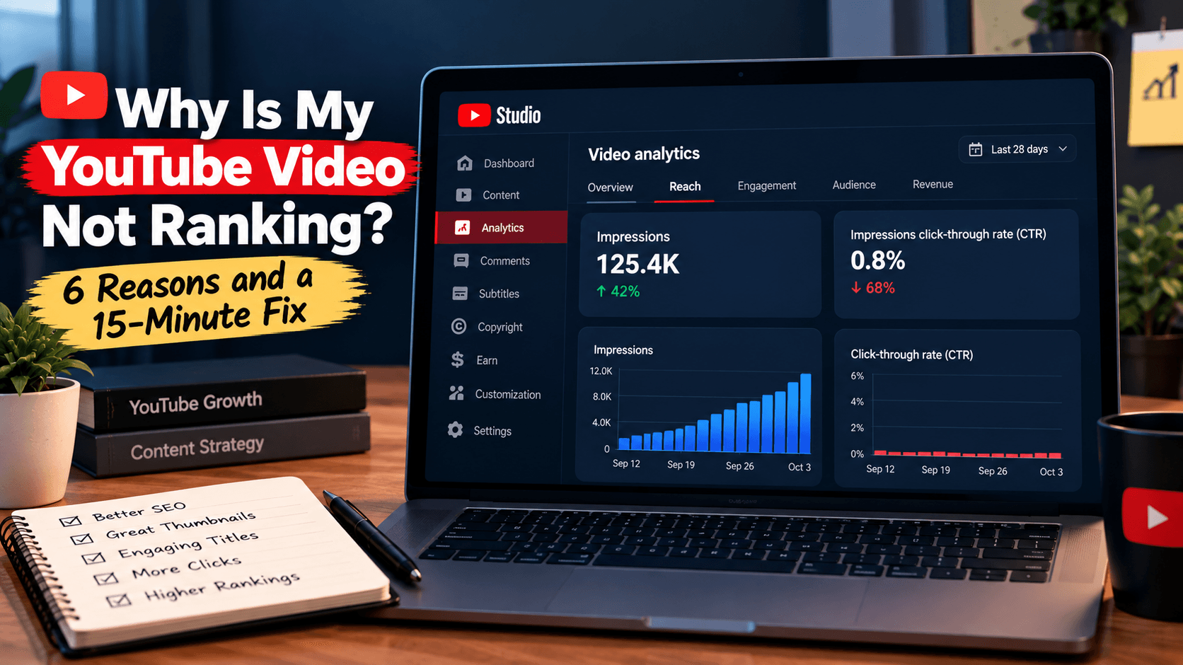 Why Is My YouTube Video Not Ranking? 6 Reasons and a 15-Minute Fix